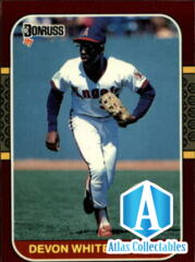 1987 Donruss Opening Day Baseball Card #5 Devon White